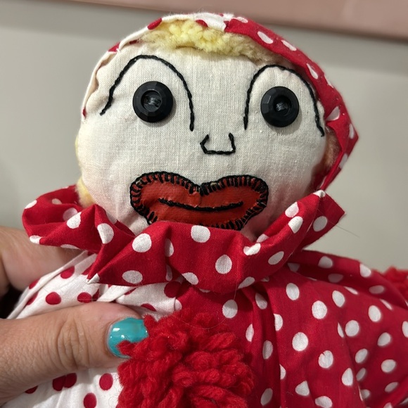 Vintage unique clown doll plush stuffed - Picture 2 of 4